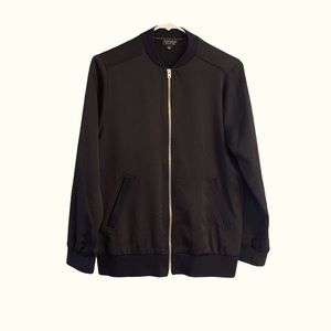 Black satin Top Shop jacket
